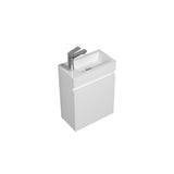 Fonteinkast Tieme hoogglans wit