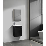 Fonteinkast Tieme mat zwart