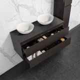 Lade organizer 32x11x6cm 3-vakken grijs