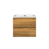Onderkast badkamermeubel Tieme mat eiken 60x50x48cm