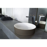 Solid surface waskom Tess moka EXT