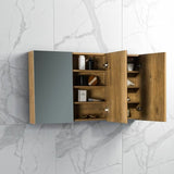 Spiegelkast Tieme mat eiken 120x70x16cm