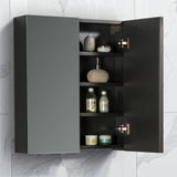 Spiegelkast Tieme mat grijs 60x70x16cm