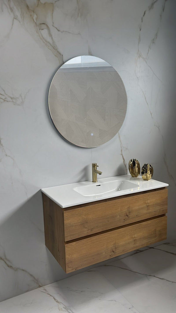 Badkamerspiegel 120cm LED, touch knop, anti-condens