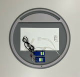 Badkamerspiegel 60cm LED, touch knop, anti-condens