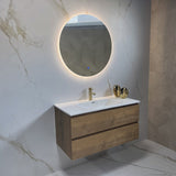 Badkamerspiegel 80cm LED, touch knop, anti-condens