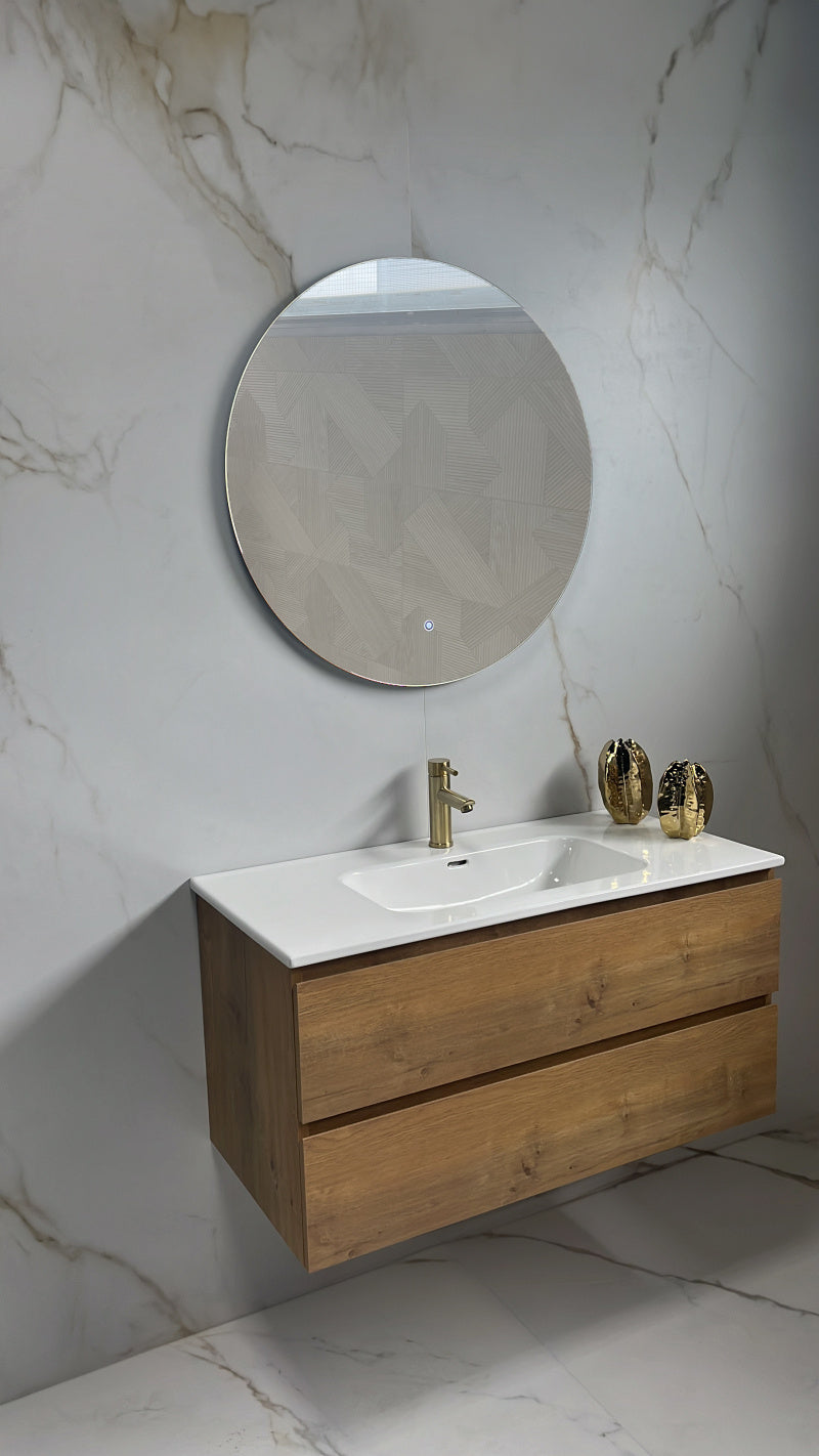 Badkamerspiegel 80cm LED, touch knop, anti-condens