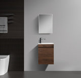 Fonteinkast Tieme mat donker eiken