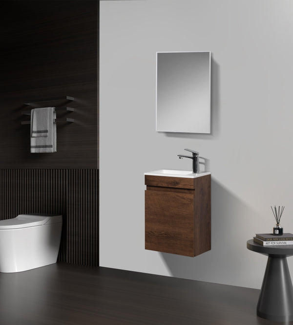 Fonteinkast Tieme mat donker eiken