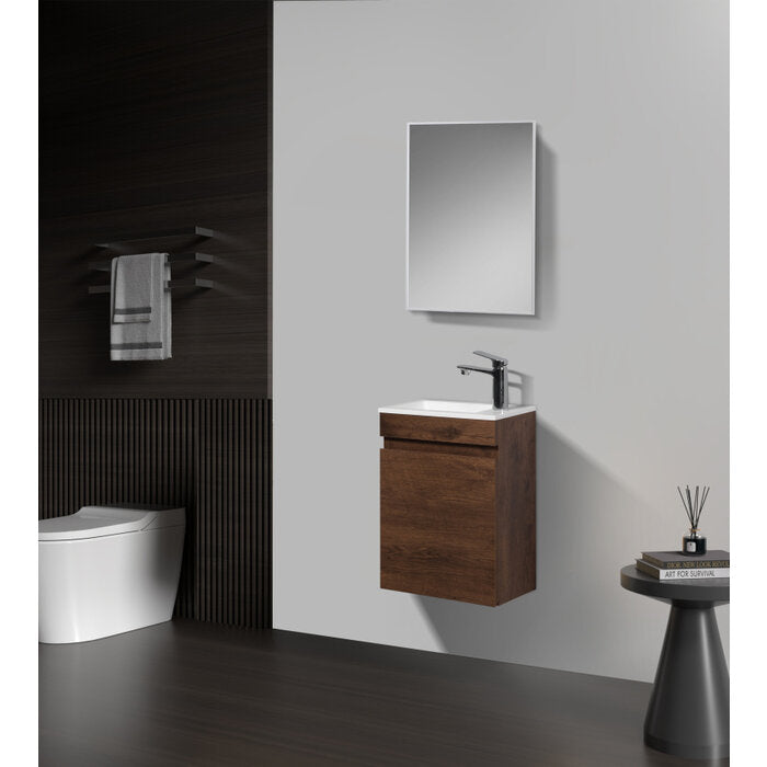 Fonteinkast Tieme mat donker eiken