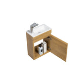 Fonteinkast Tieme mat eiken