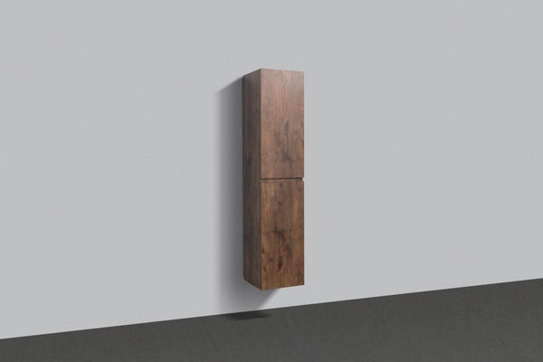 Kolomkast Tieme mat donker eiken 160x35x35cm