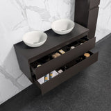 Lade organizer 32x11x6cm 3-vakken grijs