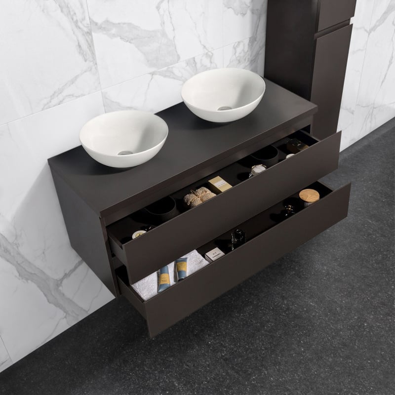 Lade organizer 32x11x6cm 3-vakken grijs