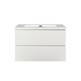 Onderkast badkamermeubel Tieme hoogglans wit 80x50x48cm