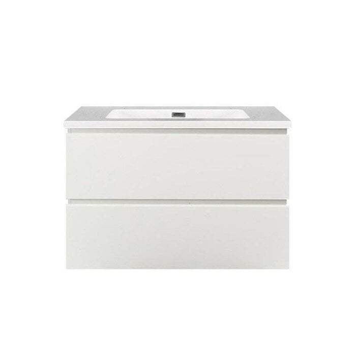 Onderkast badkamermeubel Tieme hoogglans wit 80x50x48cm