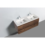 Onderkast badkamermeubel Tieme mat donker eiken 120x50x48cm