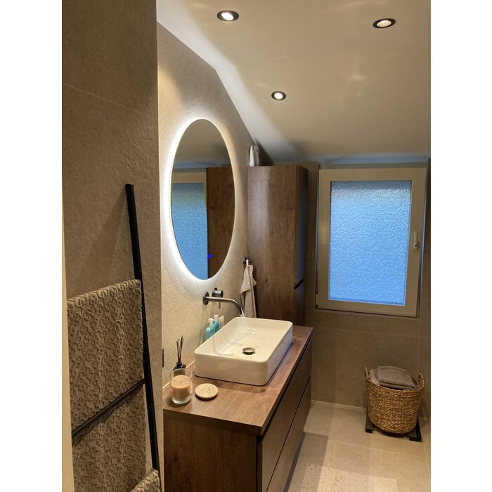 Onderkast badkamermeubel Tieme mat donker eiken 120x50x48cm