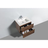 Onderkast badkamermeubel Tieme mat donker eiken 60x50x48cm