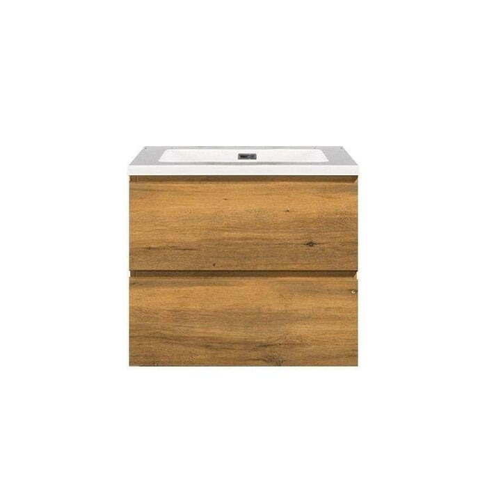 Onderkast badkamermeubel Tieme mat eiken 60x50x48cm