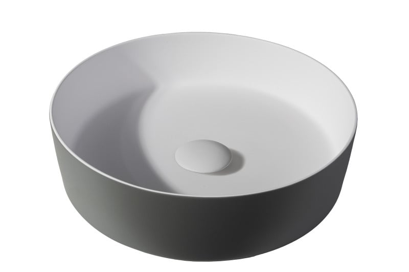 Solid surface waskom Tess grijs EXT