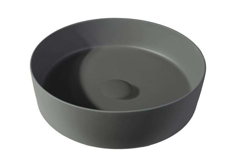 Solid surface waskom Tess grijs