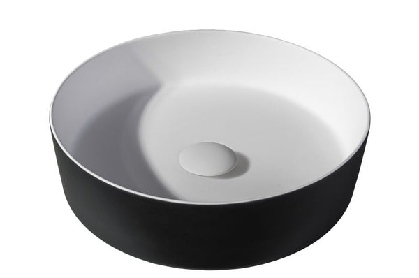 Solid surface waskom Tess zwart EXT