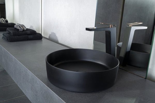 Solid surface waskom Tess zwart