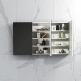 Spiegelkast Tieme hoogglans wit 120x70x16cm