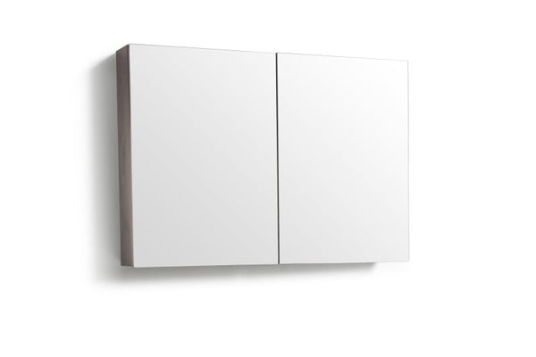 Spiegelkast Tieme mat donker eiken 100x70x16cm