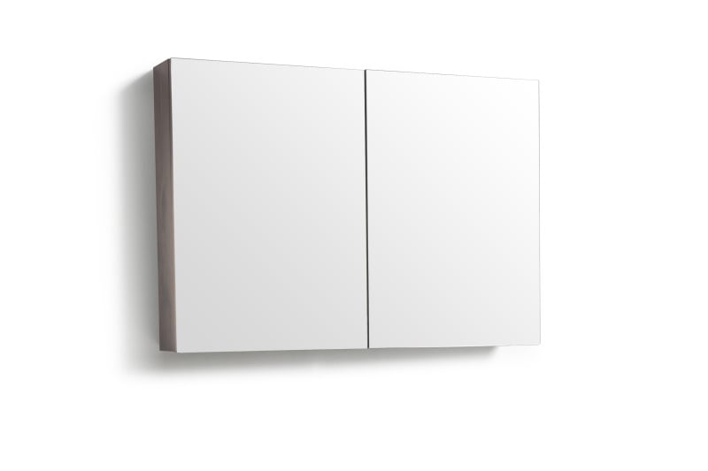 Spiegelkast Tieme mat donker eiken 100x70x16cm