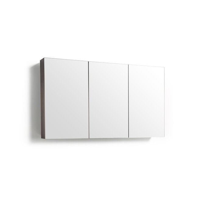 Spiegelkast Tieme mat donker eiken 120x70x16cm