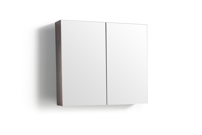 Spiegelkast Tieme mat donker eiken 80x70x16cm