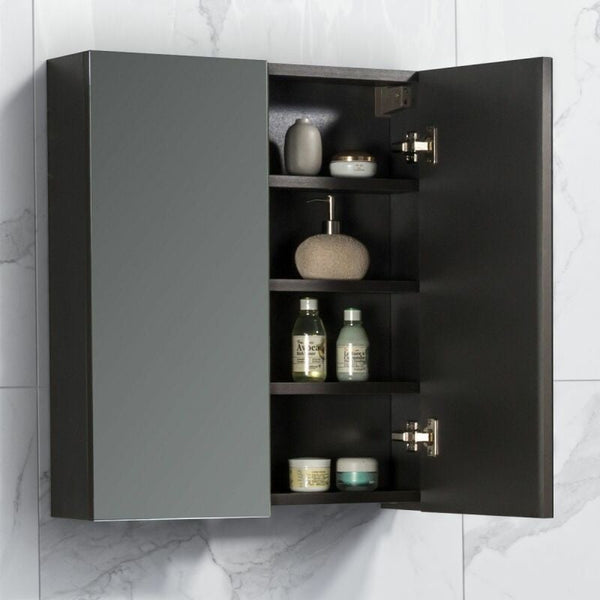 Spiegelkast Tieme mat grijs 60x70x16cm