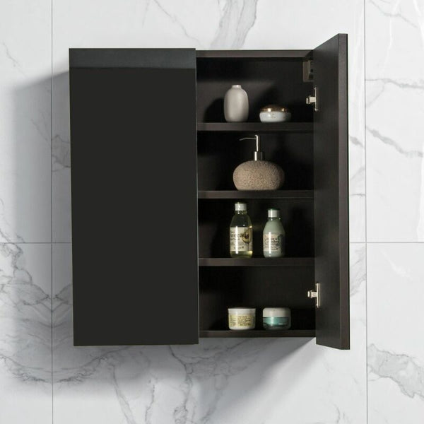 Spiegelkast Tieme mat grijs 60x70x16cm