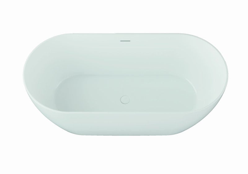 Vrijstaand bad Sem wit glans