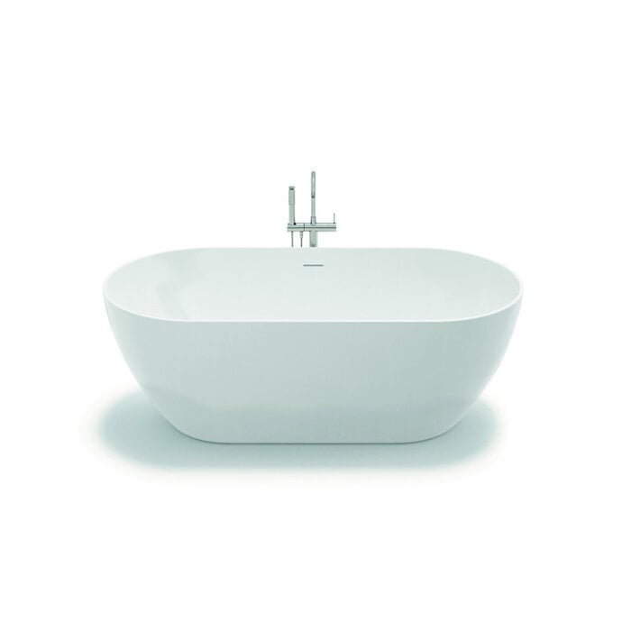 Vrijstaand bad Sem wit glans