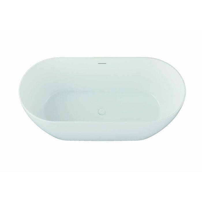 Vrijstaand bad Sem wit glans