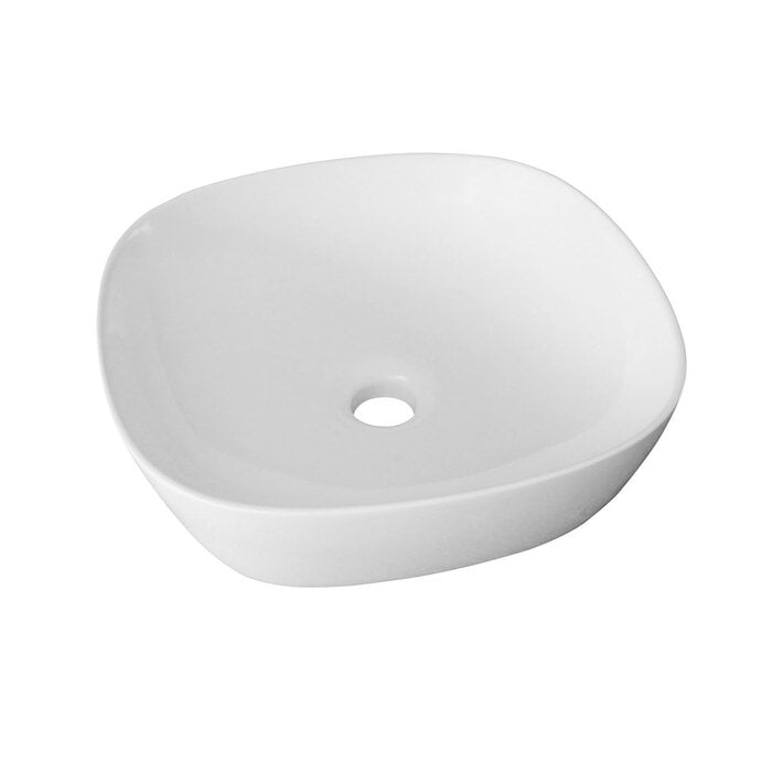 Waskom Aiko Solid Surface White Matt 37x37x11cm