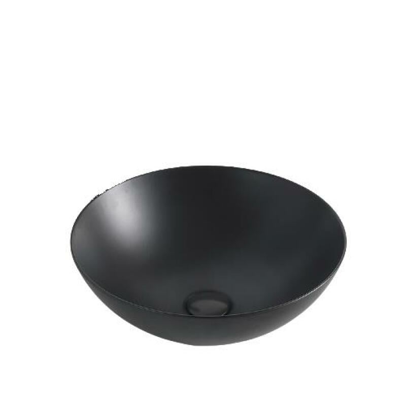 Waskom keramiek mat zwart 40x40x13.5cm