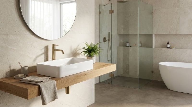 Waskom keramiek wit 60x34x11cm