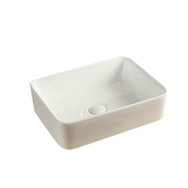 Waskom Opbouw Rechthoek Wit 48x37x13cm