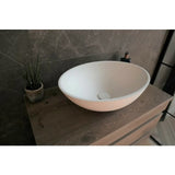 Waskom Tommy Solid Surface White Matt 50x36x15cm