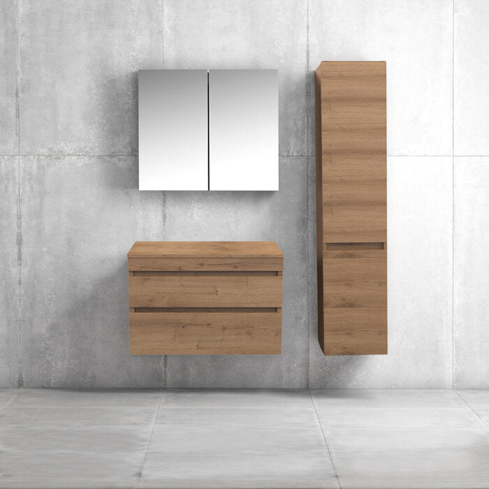 Kolomkast Finn 165cm licht eiken